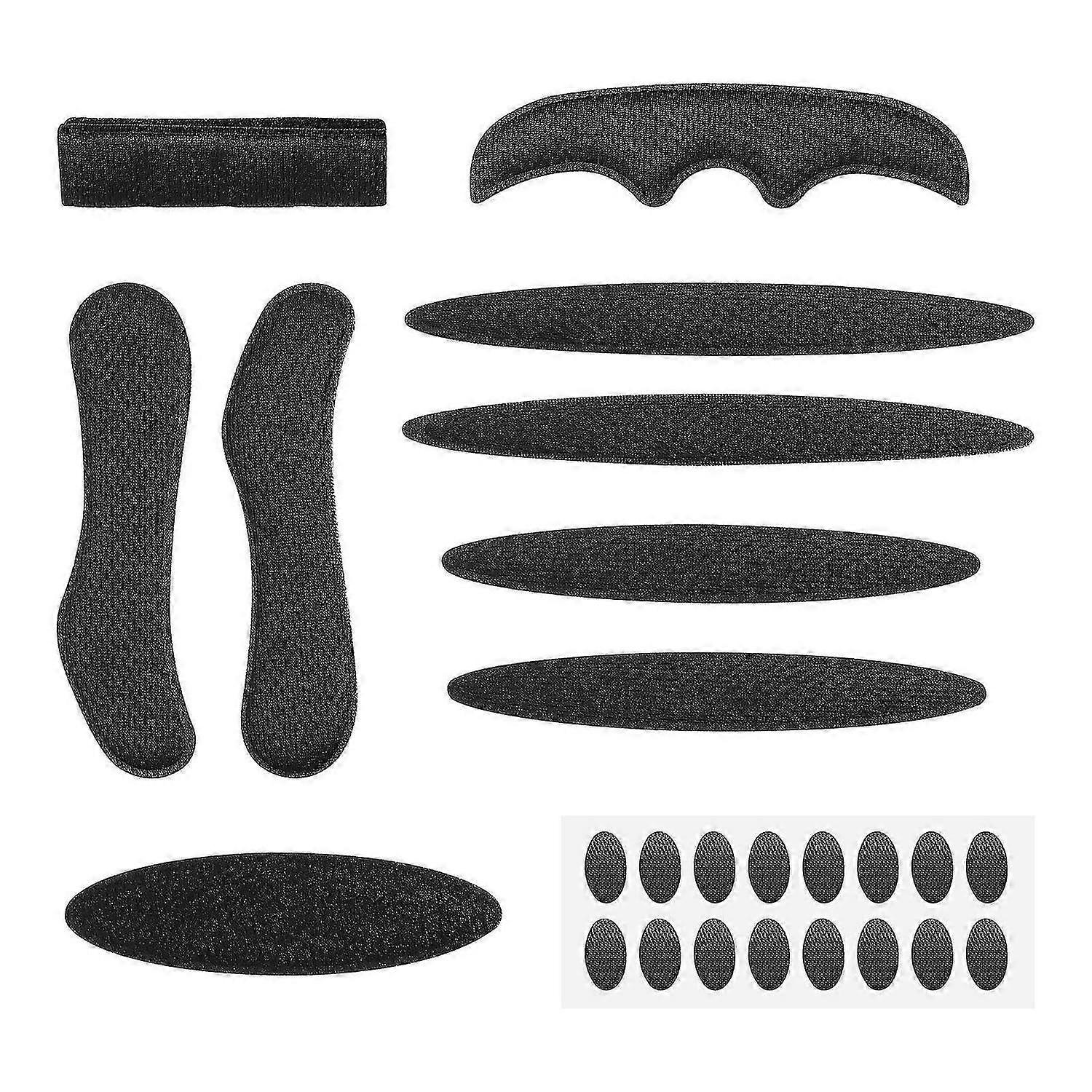 BESPORTBLE 1 Set Helmet Foams Padding Kit Bike Pads Replacement for Bike Motorcycle Helmet Black