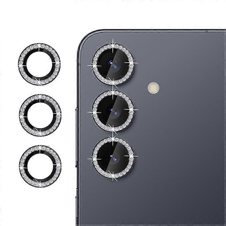 KALEBOL KLB-LPC003 Samsung Galaxy S24 カメラ レンズ プロテクター ダイヤモンド リング デザイン強化ガラス レンズ フィルムに対応