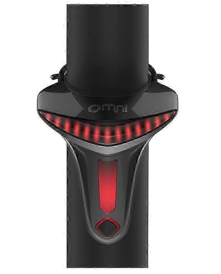 USB Rechargeable Brake Sensing T-Shape Rear Light for Bicycles, IP66 Waterproof with 5 Modes, Suitable for Various Bike Models (Black)