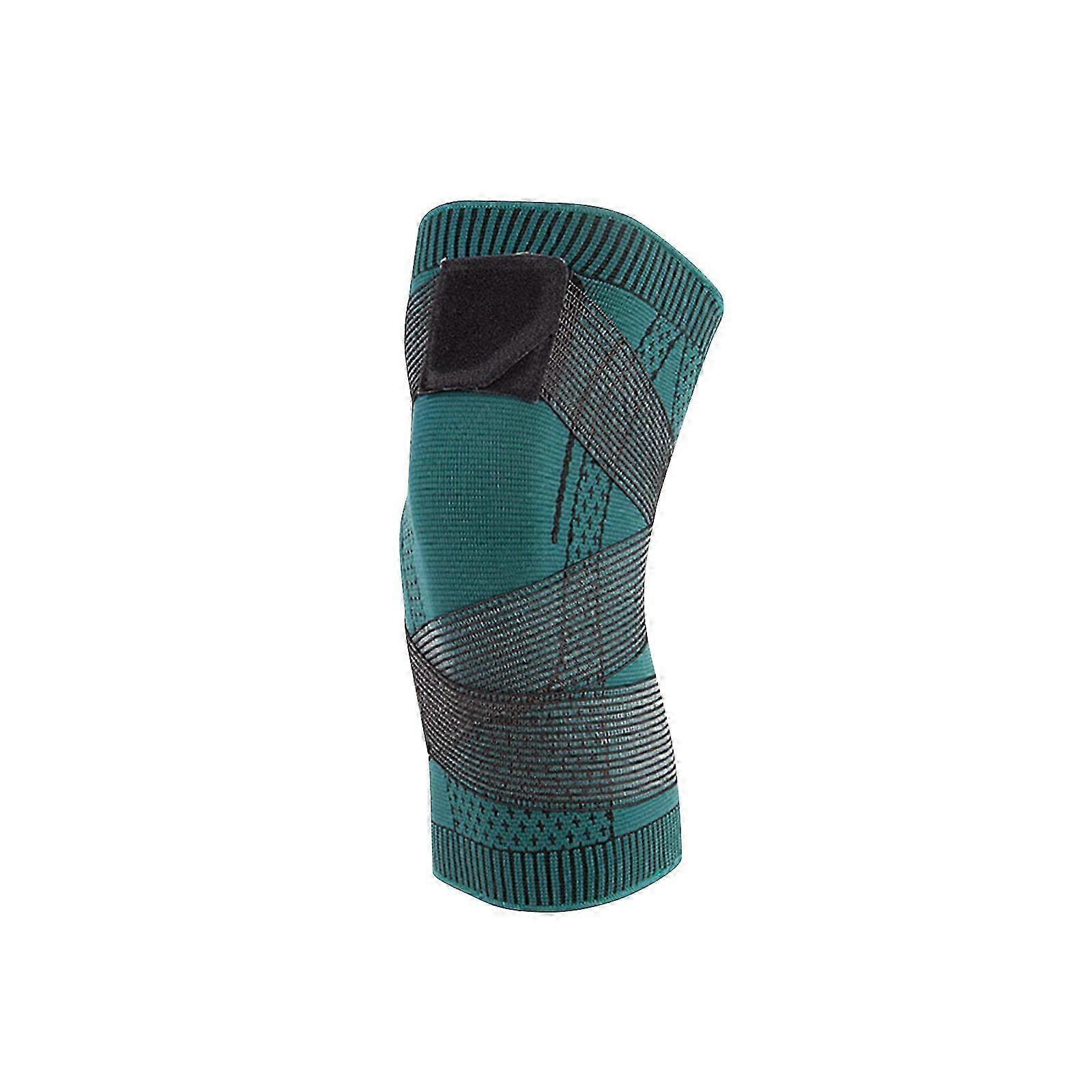 وسادات ركبة نايلون محبوكة جديدة للرجال والنساء - الرياضة وتخفيف الآلام - أخضر