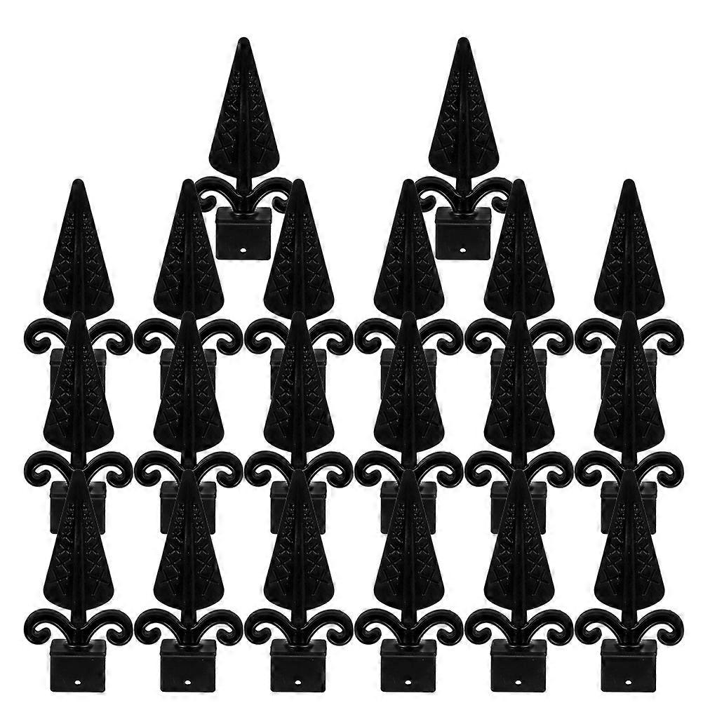 Plastic Fence Decor, Durable Toppers for Garden Fencing with Beauty