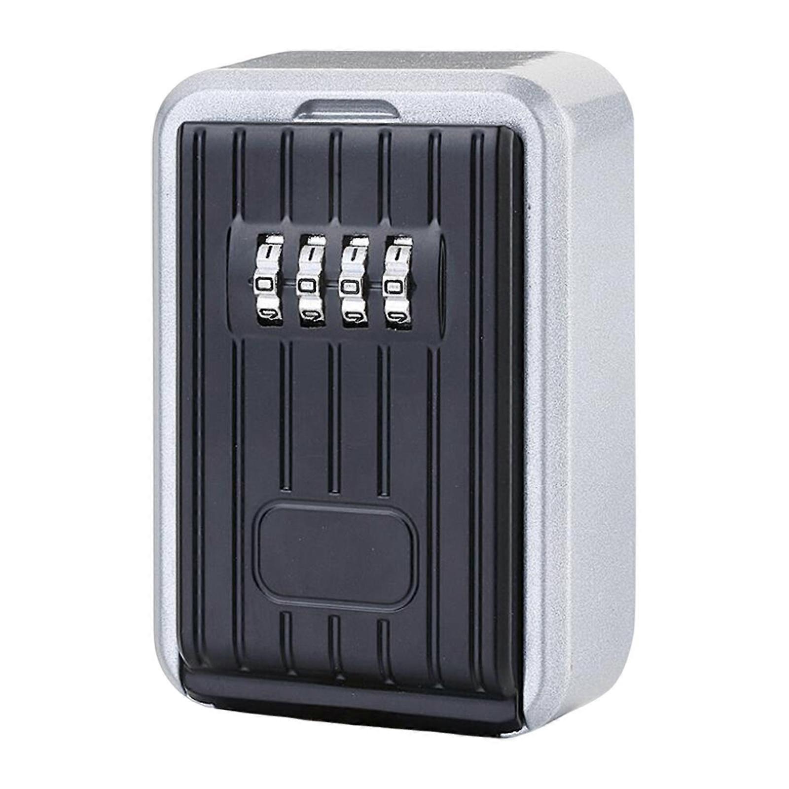 4 Digit Key Storage Lock Box Mounted Password Box for Outside Emergency