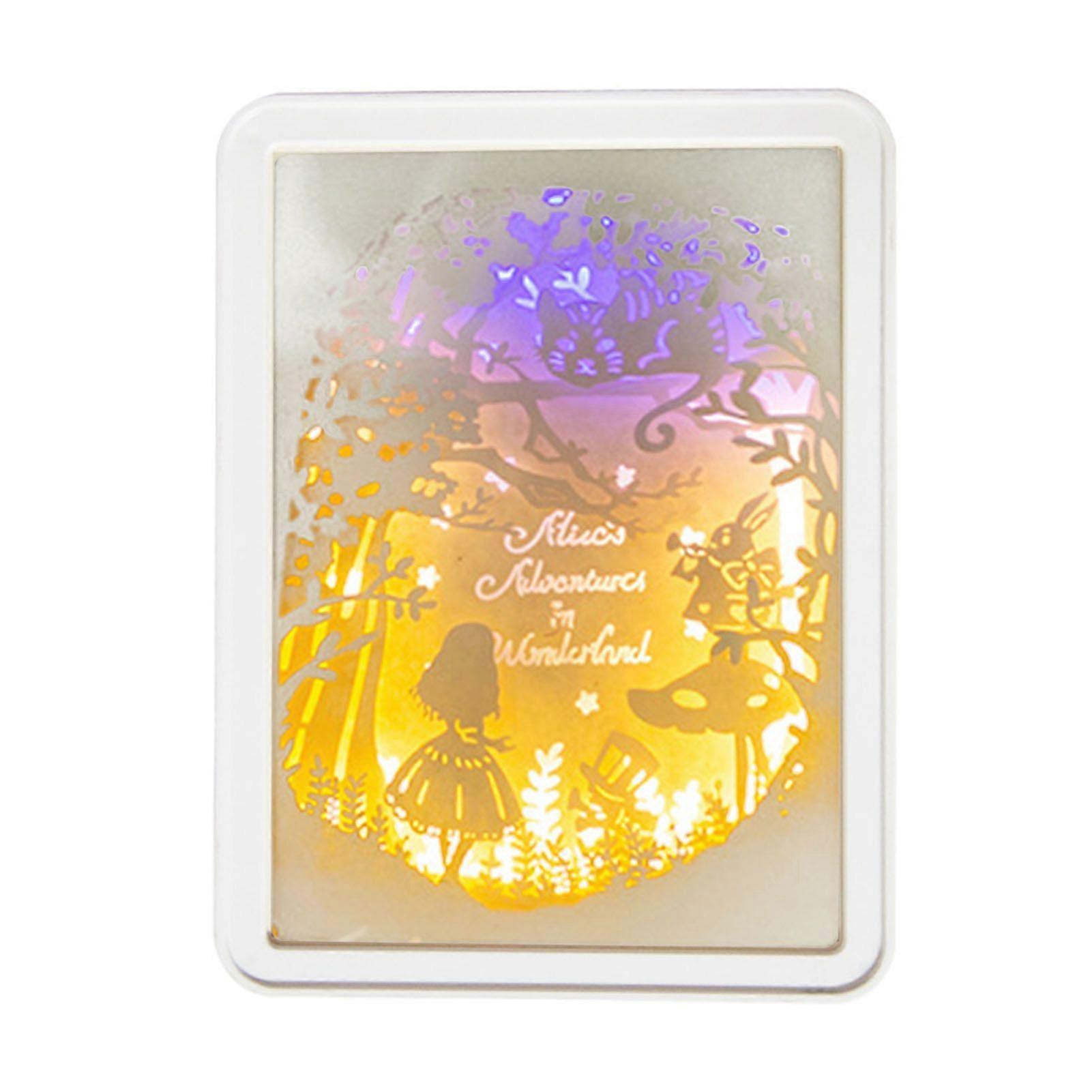 2025 Latest Model  Papercut Light Box Soft Warm Light Romantic USB Battery