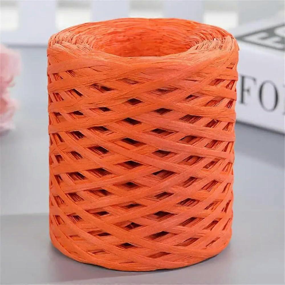 200 Mt Bast Straw Yarn For Knitting Crochet Paper Theme Handmade Summer Sunhat Beach Bag  Ref: 2643