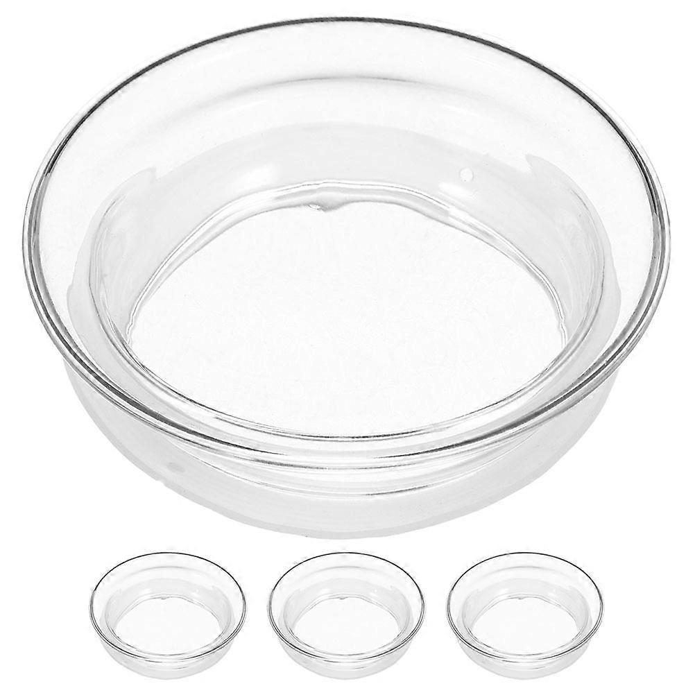 4pcs Wear Resistant Glass Water Kettle Lid with Silicone Sealer for Teapot, Pitcher, and Jug Replacement