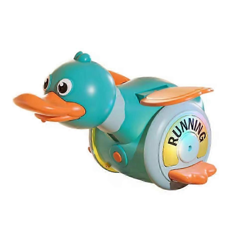 Crawling Duck Dog Toys, Interactive Dancing Duck Toys with Music Sounds & Lights