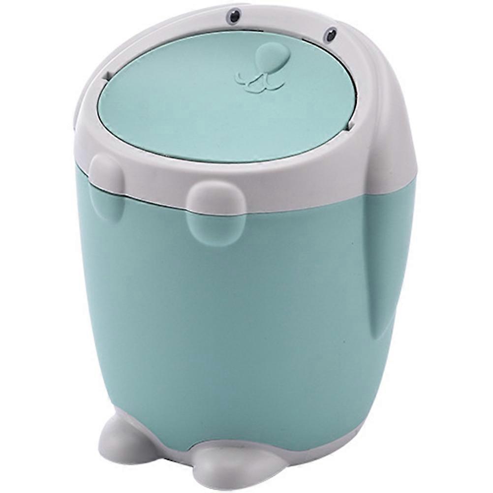 Here's a product description based on the title you provided, formatted for clarity and appeal:
 
**Small Desktop Trash Can – Cartoon Rabbit Design