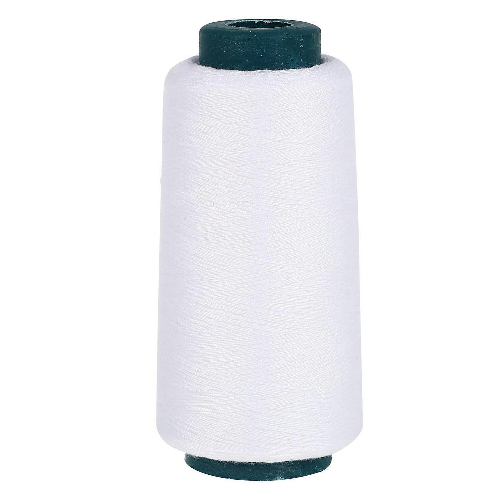 Bleached 3000 Yards Polyester Sewing Thread for Sewing Machine  (White)