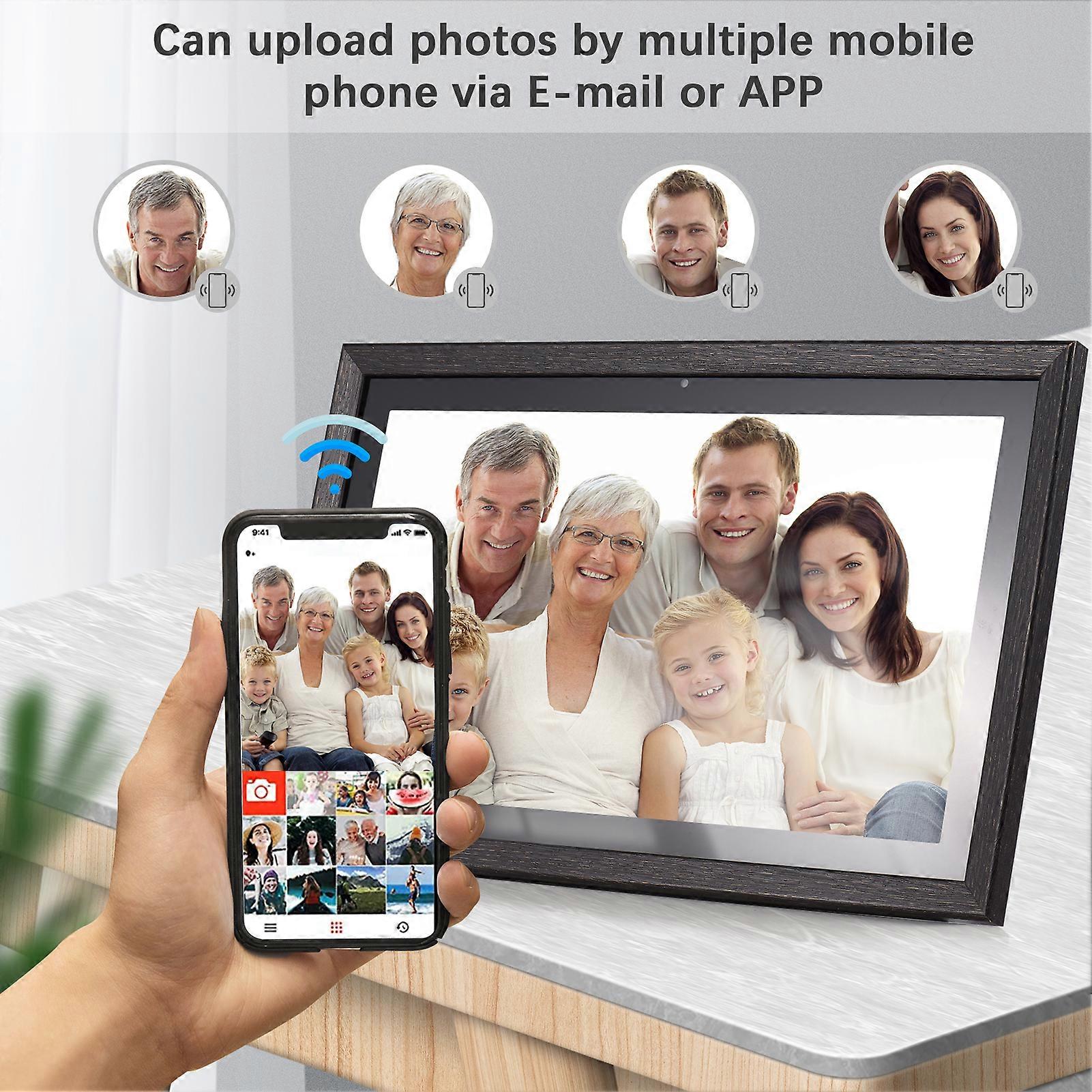 Andoer 18.5" Large WiFi Digital Photo Frame - 1920x1080 IPS Touch, App Sharing, Wall Mount