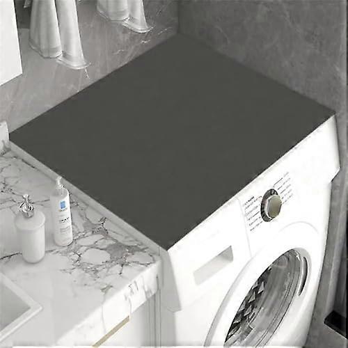 Washing Machine Cover, NonSlip, Absorbent, QuickDrying (40x60cm Black)