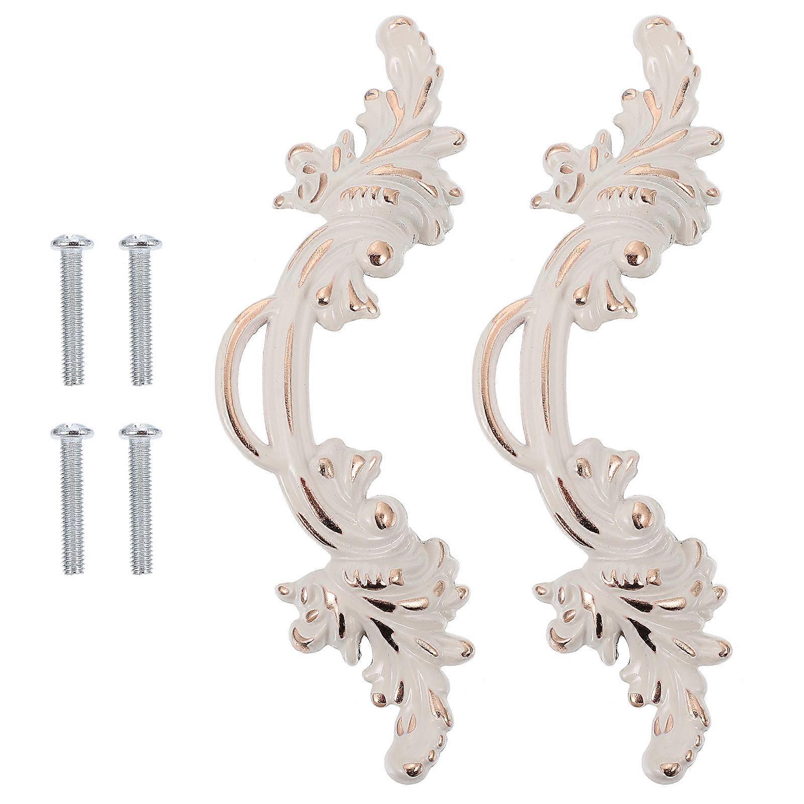2 Pcs Practical Cabinet Door Handles for Wardrobe and Drawer Doors