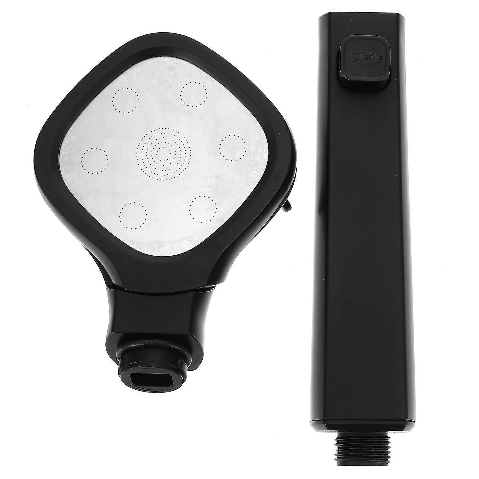 Hand Held Showerhead Pressurized Shower Sprinkler Home Bathing ABS Material 4-Modes 1Pack