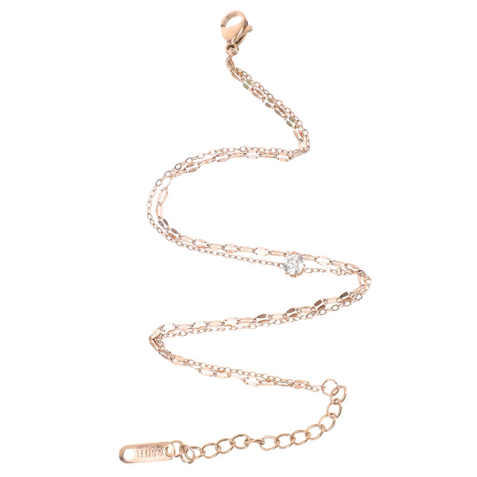 Here's a refined and professional product description based on your input:
**Fashion Titanium Steel Heart Anklet Chain – Beach Foot Pendant