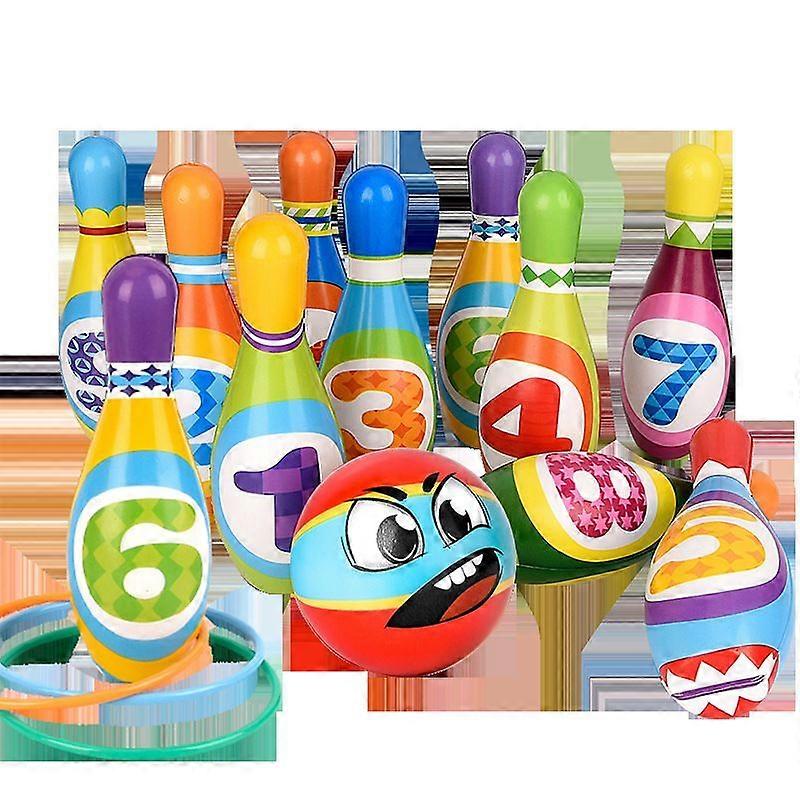 1 piece Children's Indoor PU Solid Bowling Ball Children's Indoor Large Oversized Parent-child Sports Toy Game Set