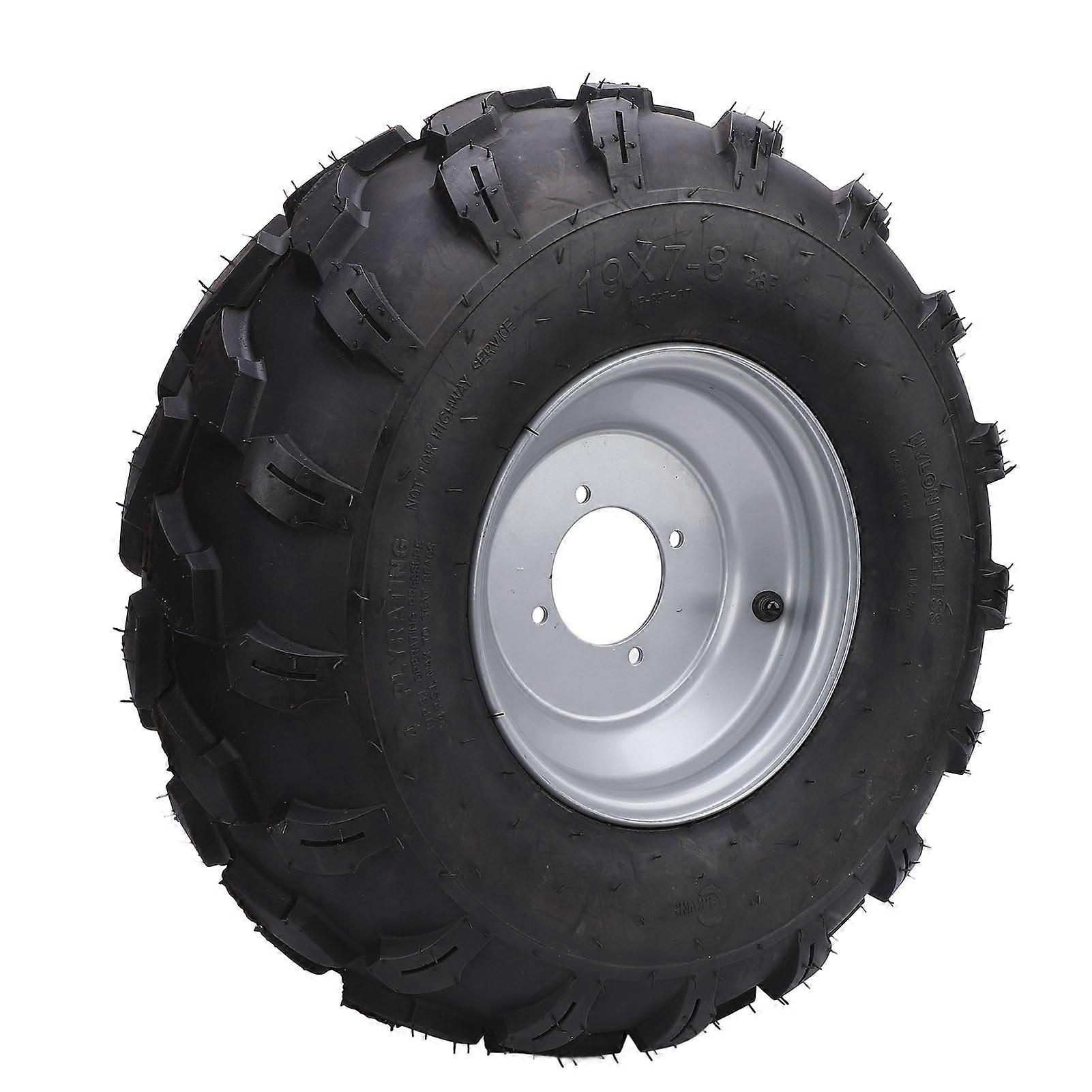 Pneu de roue avant 19x7-8 8 pouces, antidérapant, en caoutchouc, pour VTT, quad, kart, 125 à 250 cm³
