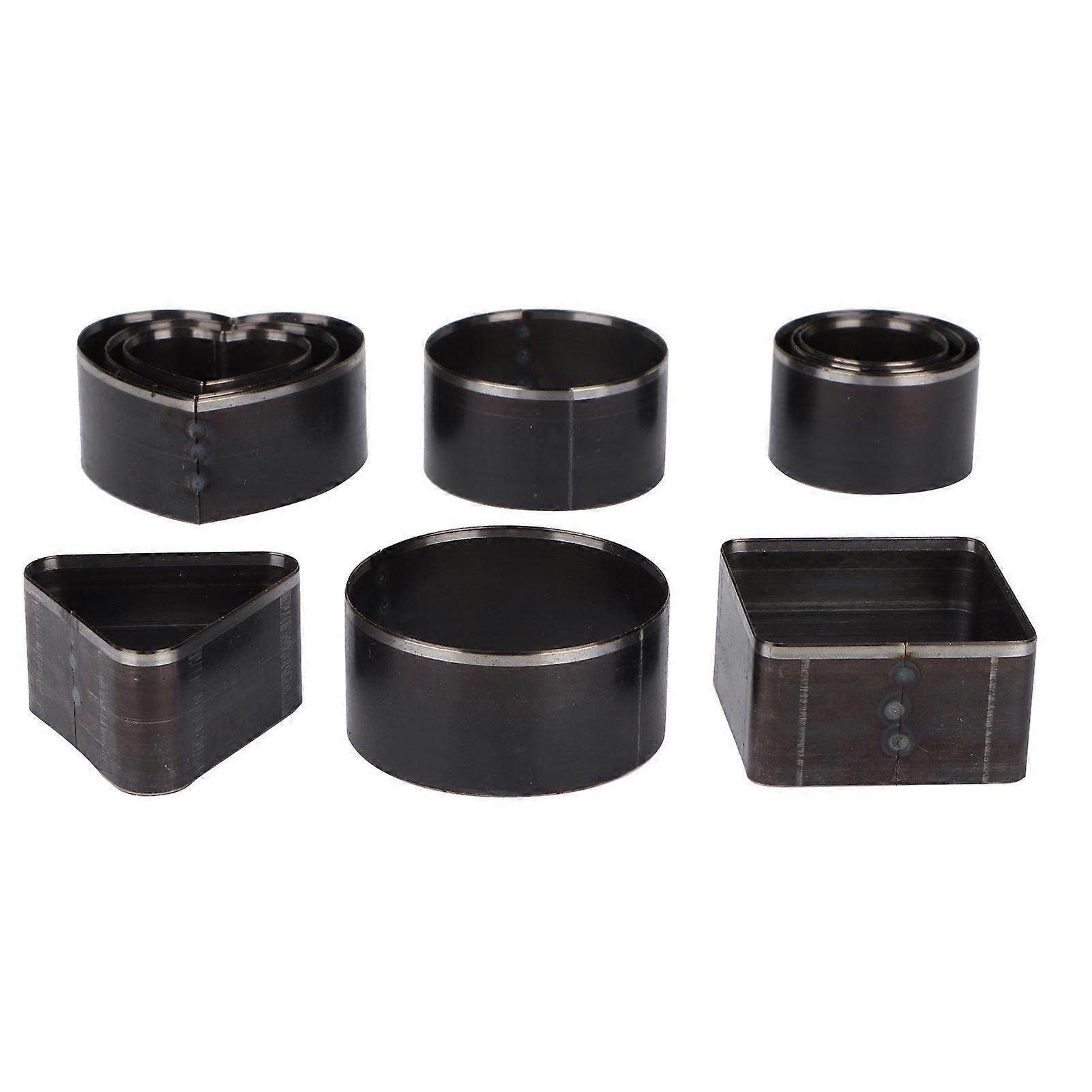 10pcs Leather Cutting Dies B020 High Carbon Steel Multi-Shape Punching Dies
