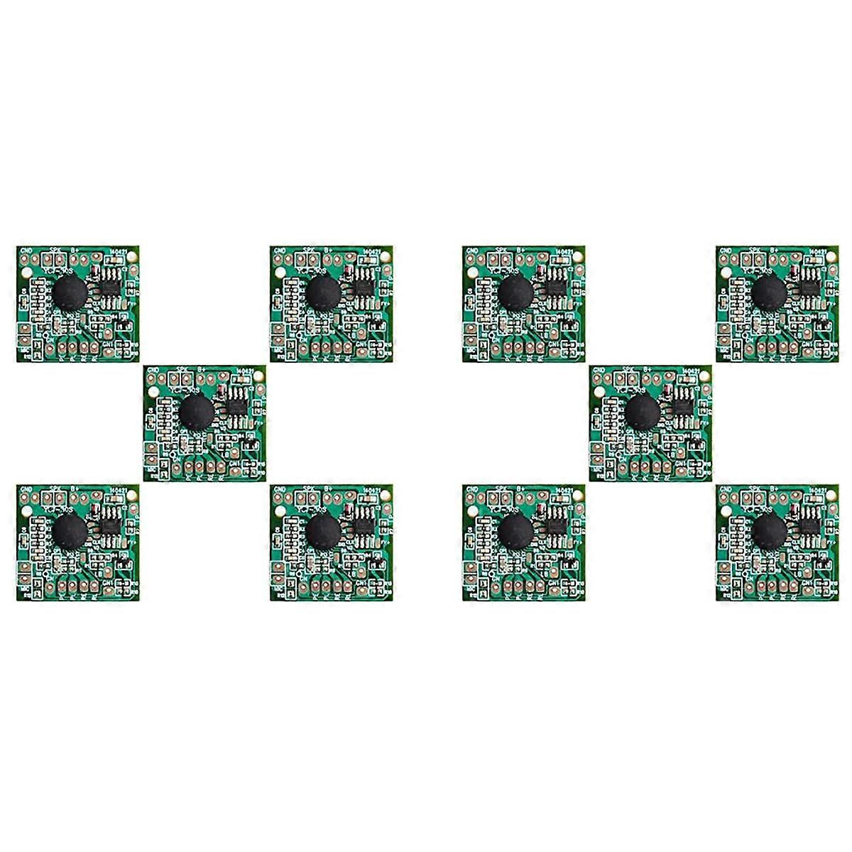 10PCS 30S Seconds Voice Playback Board Electronic Greeting Card Recorder Sound Module Chip Music Tal