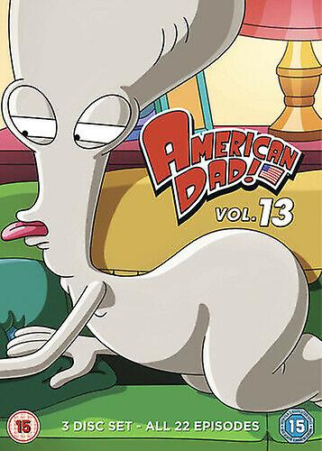 American Dad! Volume 13 DVD (2018) Seth MacFarlane cert 15 3 discs - Region 2