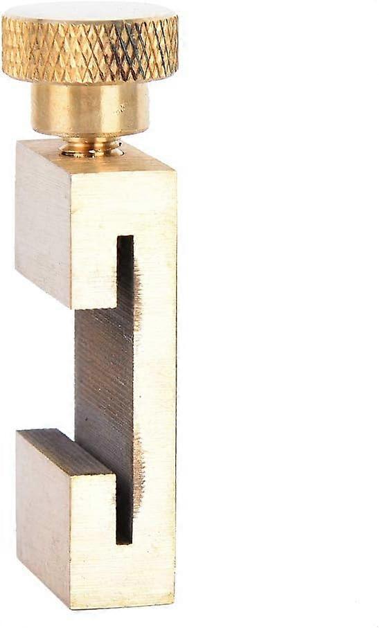 Steel and Brass Ruler, Locator Block, Woodworking Marking Tool for Carpentry Workshop