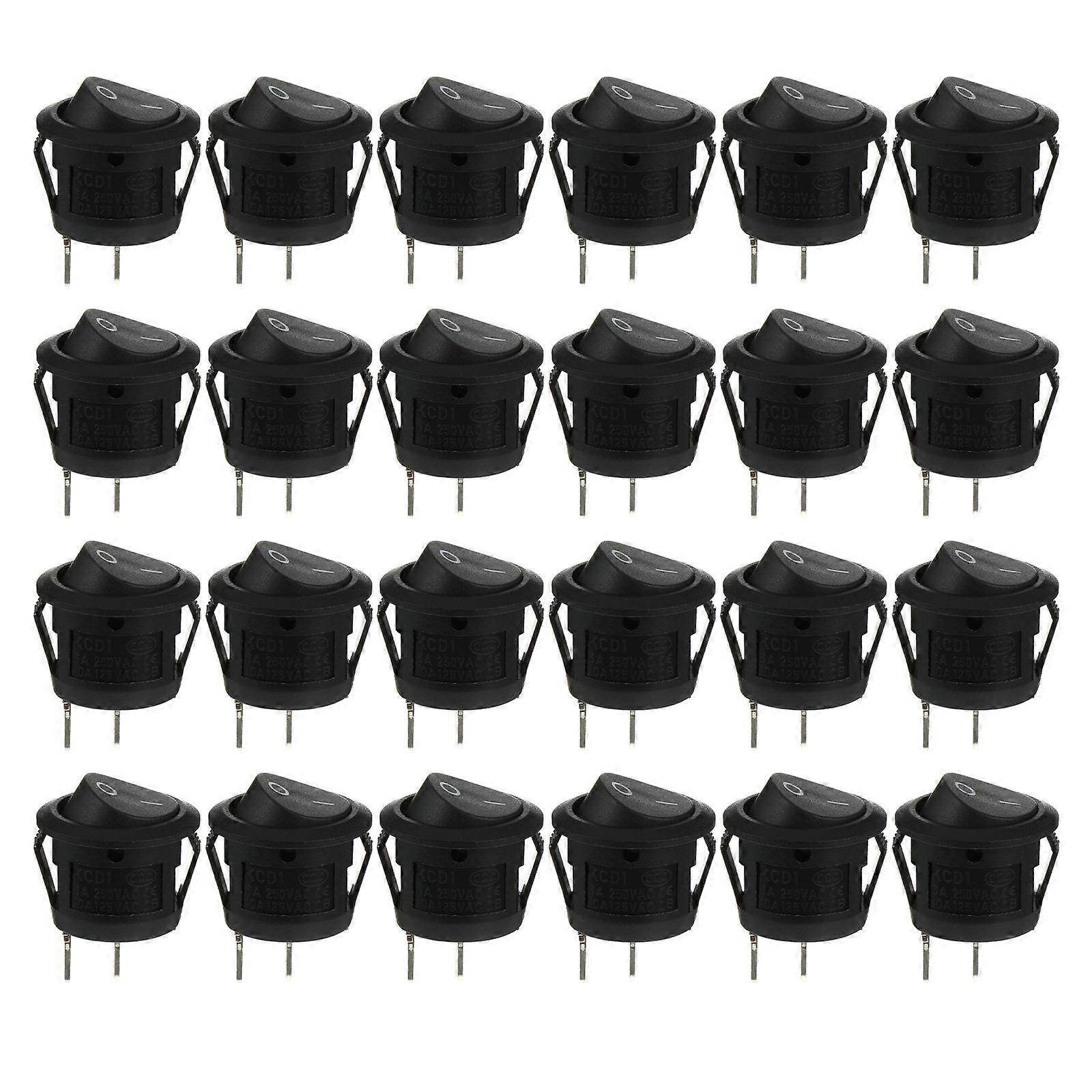 It looks like you're referring to a product listing for **round rocker switch pin replacements**, possibly for use in **cars, boats, or off road