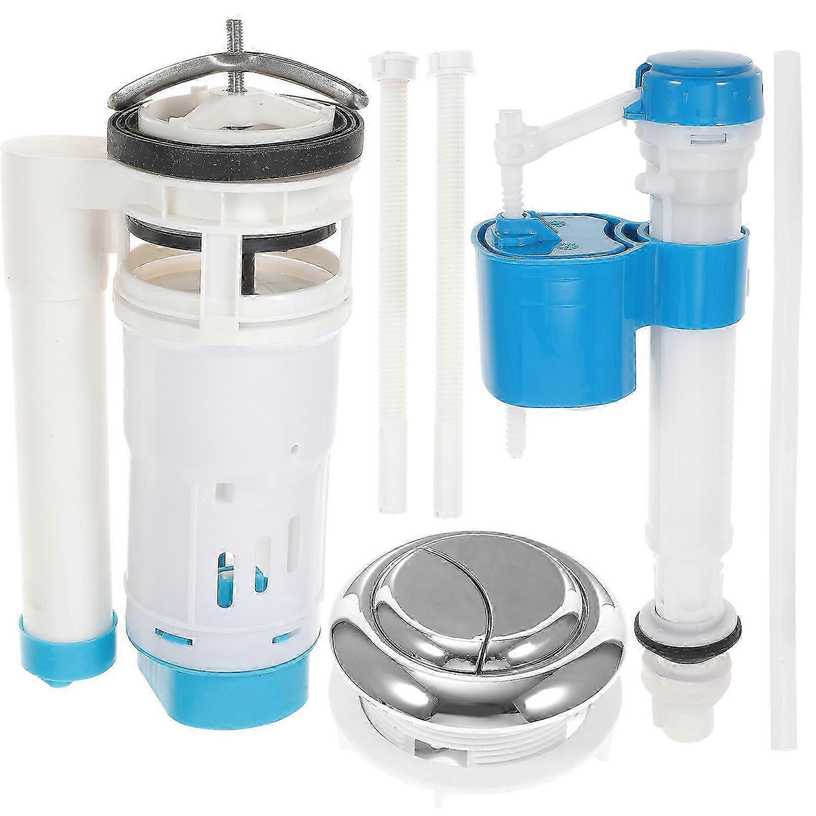 1 Set Toilet Flusher Replacement Kit Dual Flush Toilet Valve