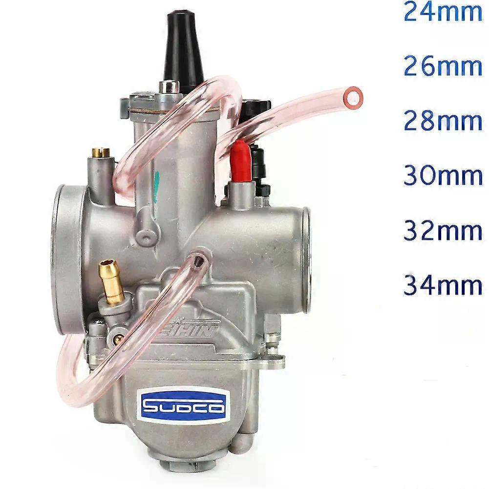 con unique For Keihin Carburetor With Power Jet For 2T 4T ATV Quad Go Kart Buggy 75-250cc Universal Motorcycle PWK 24 26 28 30 32 34mm