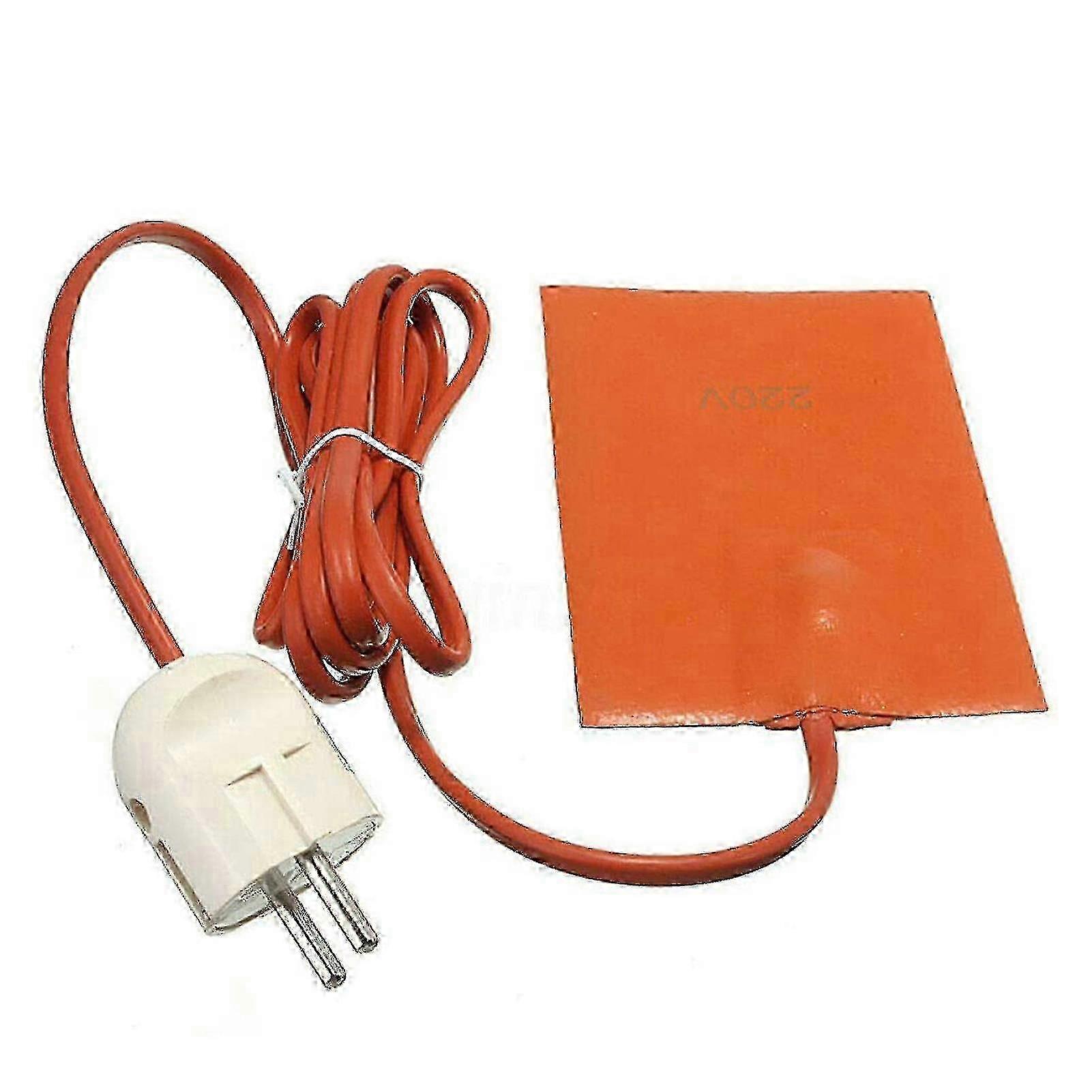 Universal 250W Car Engine Heater Pad - Oil Pan Tank Heater with EU Plug, Silicone Heating Solution