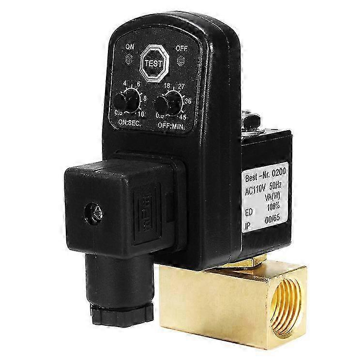 Automatisk dräneringsventil, elektronisk luftkompressortimer, kondensatdräneringsventil, envägsluftkompressor, tryckluftsbehandlingsutrustning (ac110v 50h)