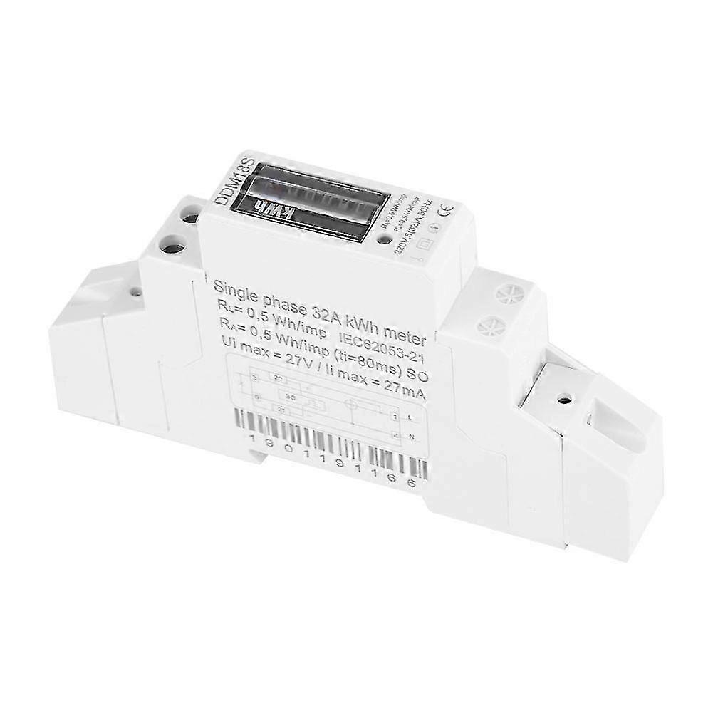 Single Phase Din Rail Electricity Power Energy Meter 220V/230V