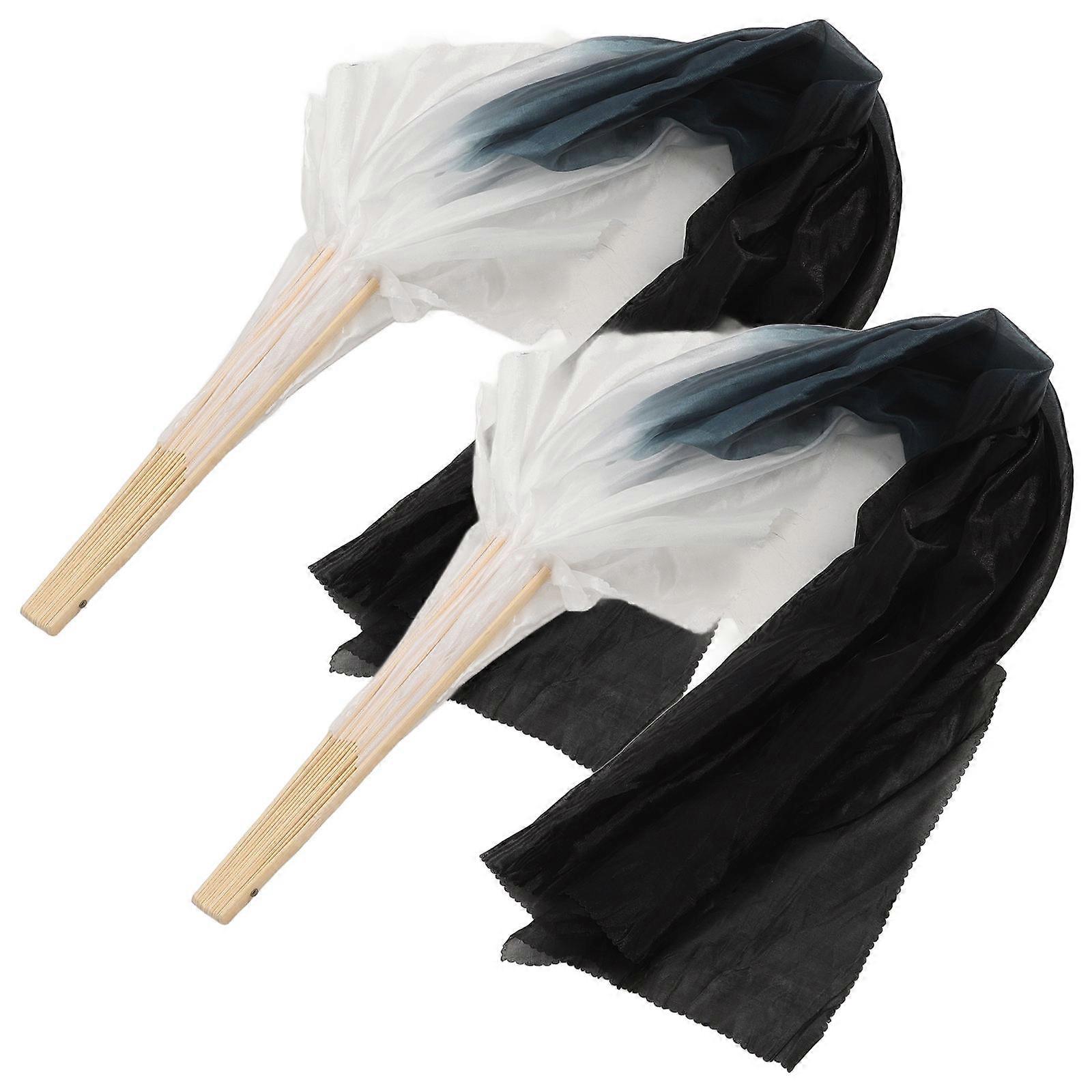 1 Pair of Large Belly Dancing Fans Folding Fan for Women