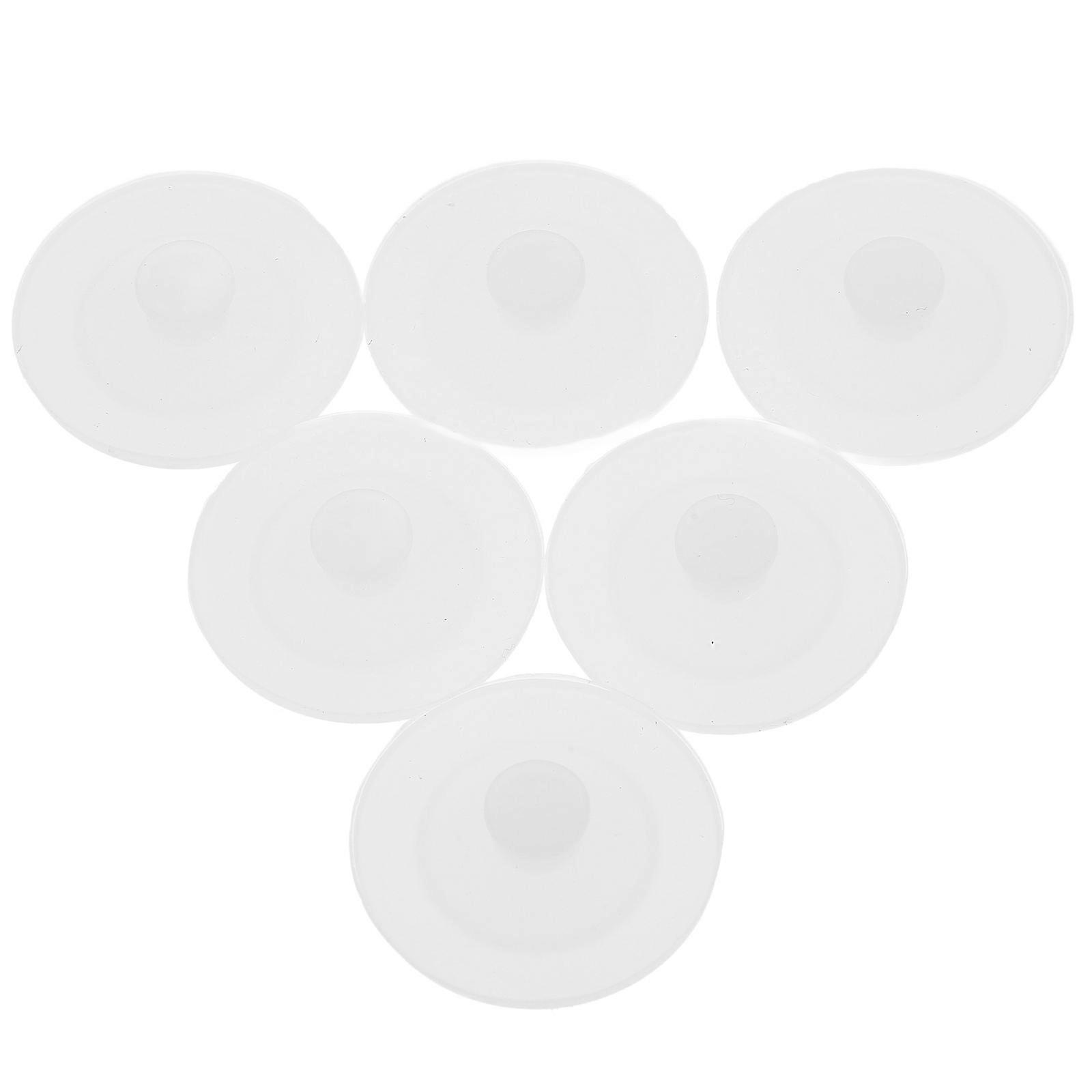 6pcs Silicone Spill Stopper Bottle Caps – Leakproof, Lightweight, Wear Resistant, Easy to Use and Clean – Practical Home Accessory