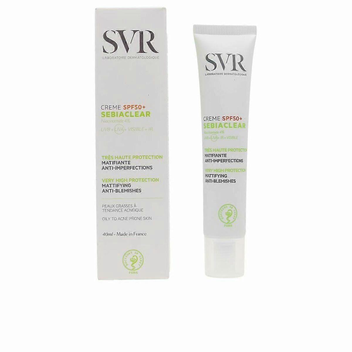 Sun Block SVR Sebiaclear Anti-imperfections Sebum-Regulating Spf 50 40 ml