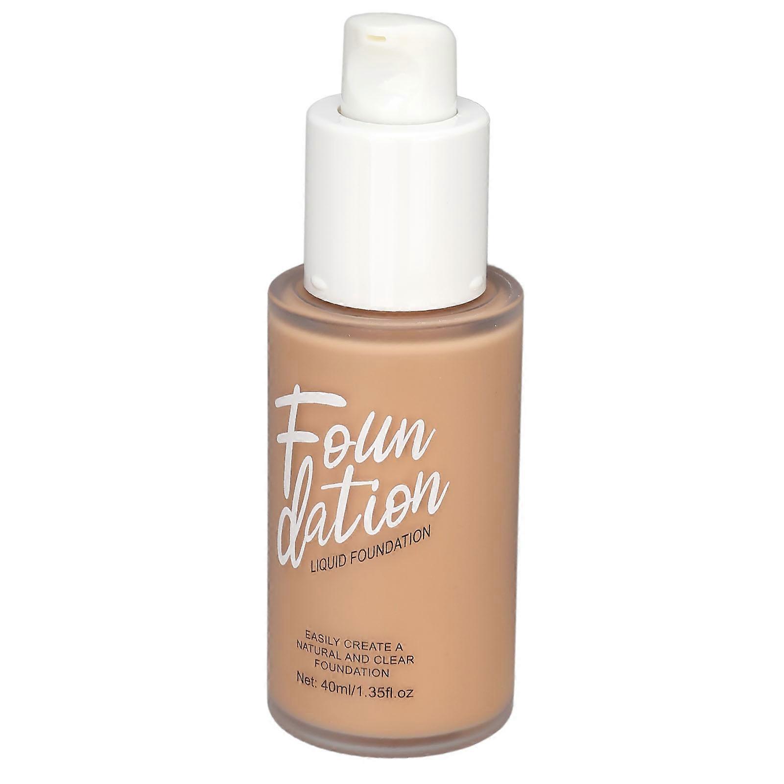Liquid Foundation Full Coverage Waterproof Long Lasting BB Cream Makeup Foundation 40ml 06