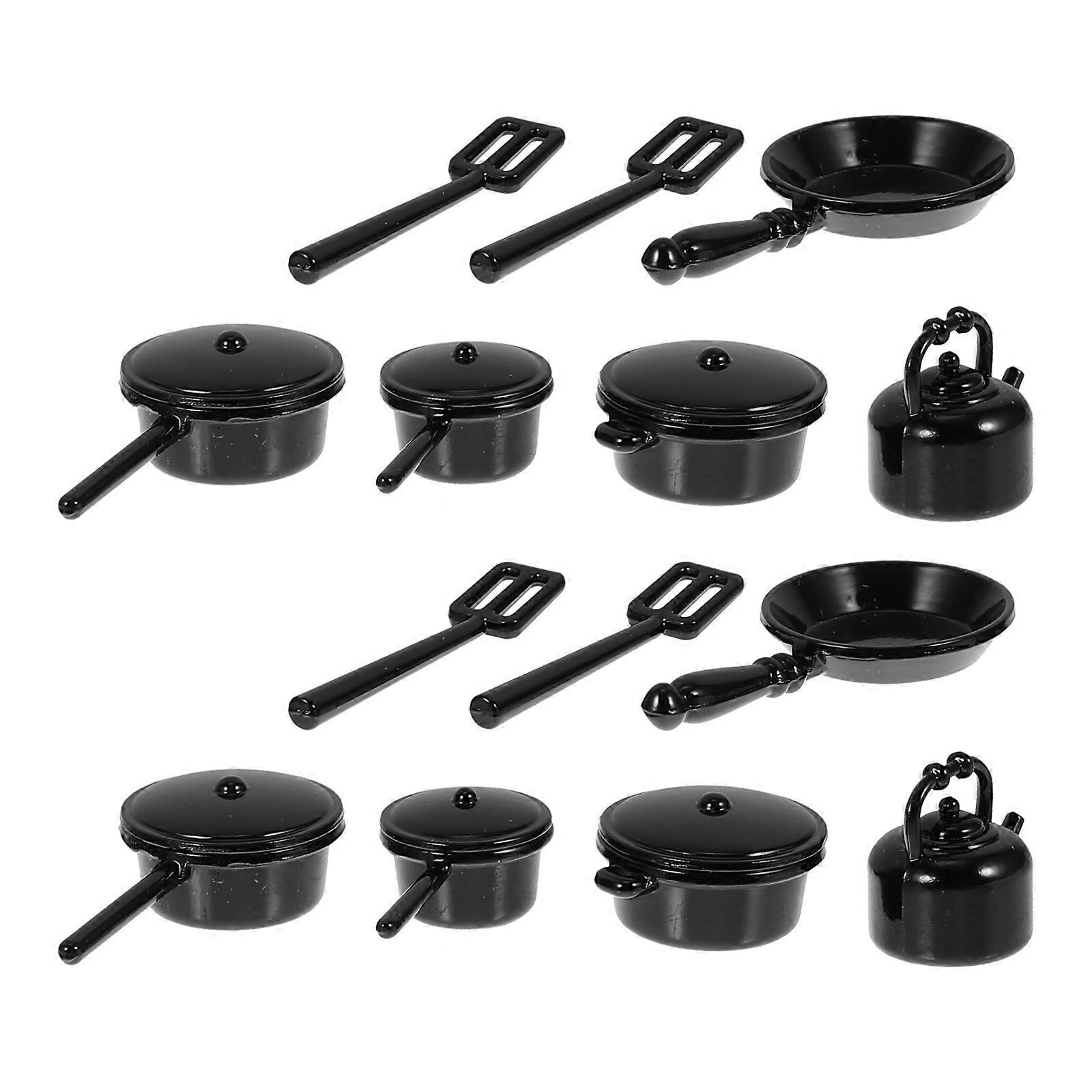 Mini Kitchen Model Toys Kitchen Utensil Models Miniature Enthusiasts 4.5X2.4CM Decorative 2 Sets