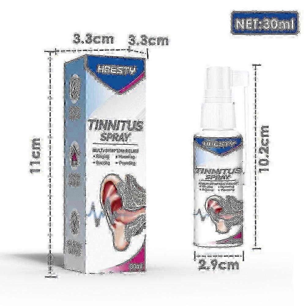 Tinnitus Spray Ear Ringing Relief Relieving Ear Drops Hearing 30ml