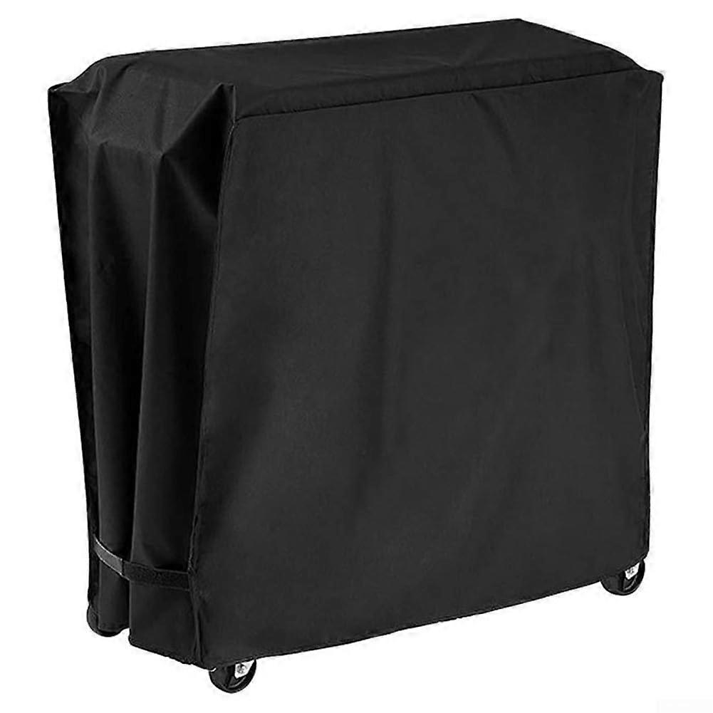 Easytoattach cooler cover protects your beverage cart from rain and dust (black).