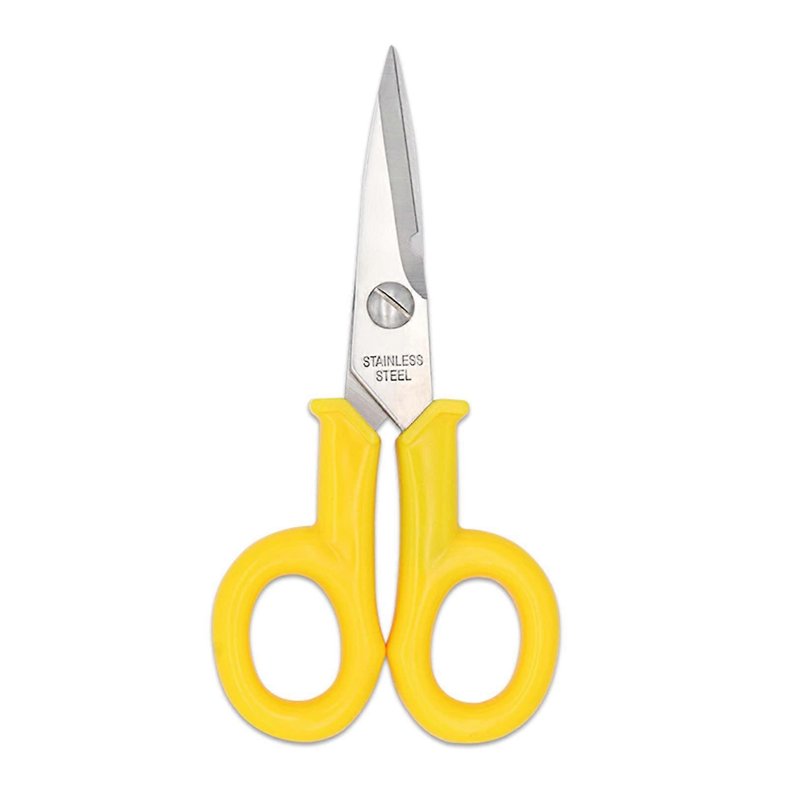 Professional Electrician Scissors, High Hardness Stainless Steel, Durable Design for Electrical Work and Wiring Tasks