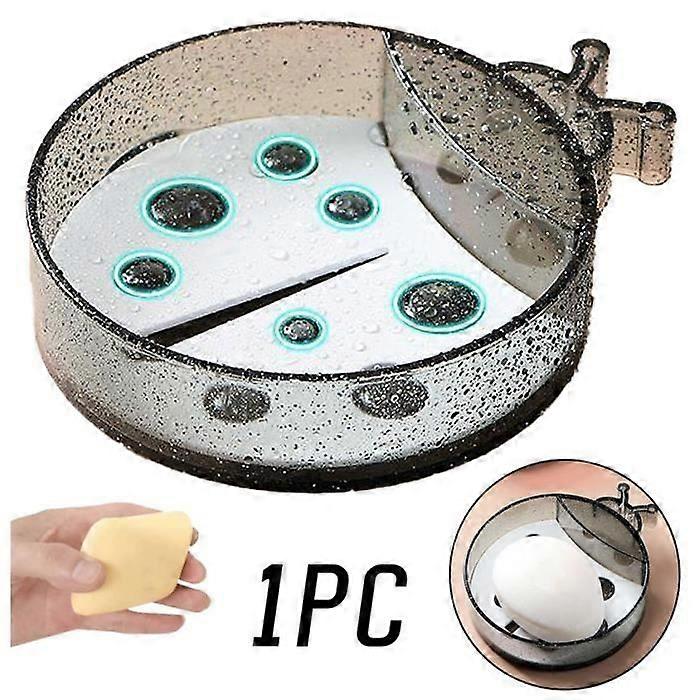 Soap Dish - Ladybug - Removable - Drainage - Pp Plastic - Grey