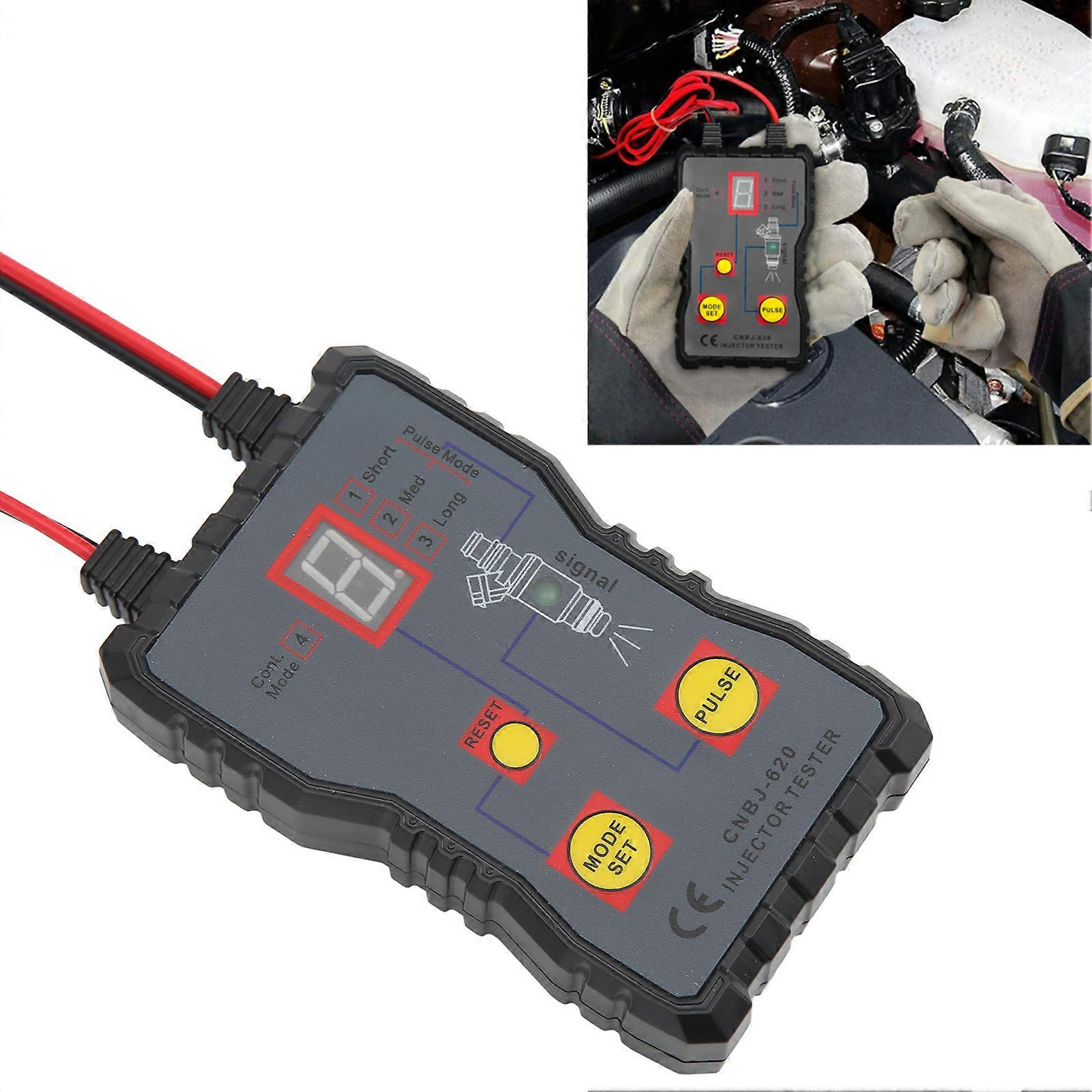 Automotive Fuel Injector Tester 4 Pluse Modes Fuel Pressure System Diagnostic Scan Tool for Vehicle