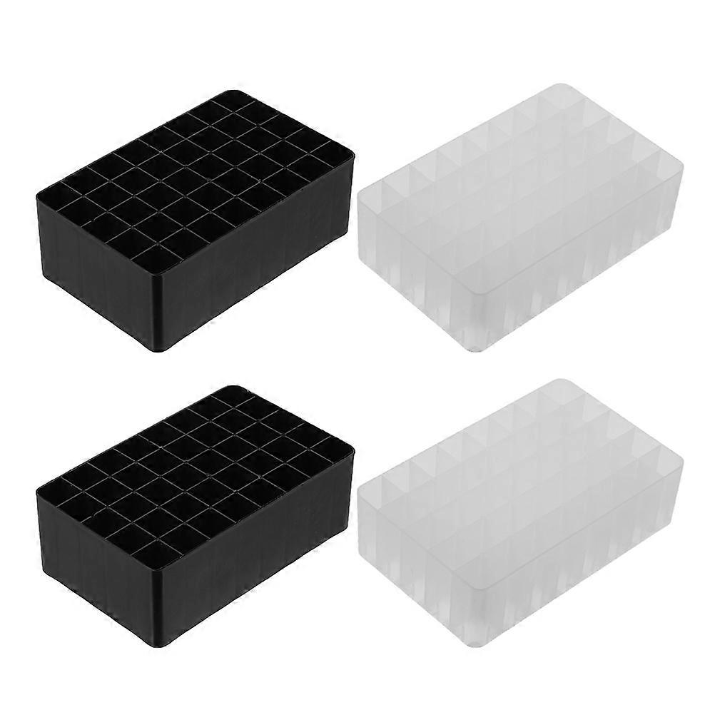 Plastic Cosmetics Holder for Storage with 4Pcs Multi-Grid Desktop Boxes