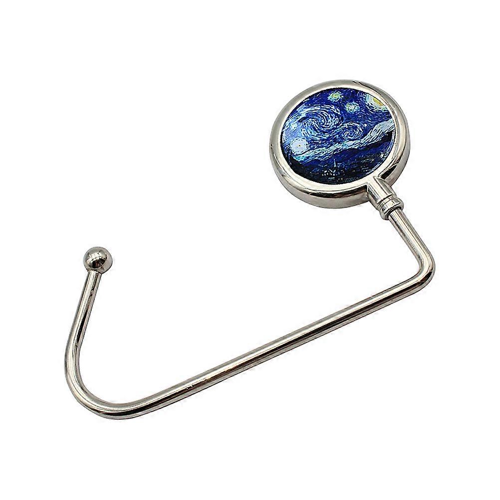 Purse Hanger for Table Bag Holder Home Use Keeps Bag Off Floor Silver Hook Shape 1Set