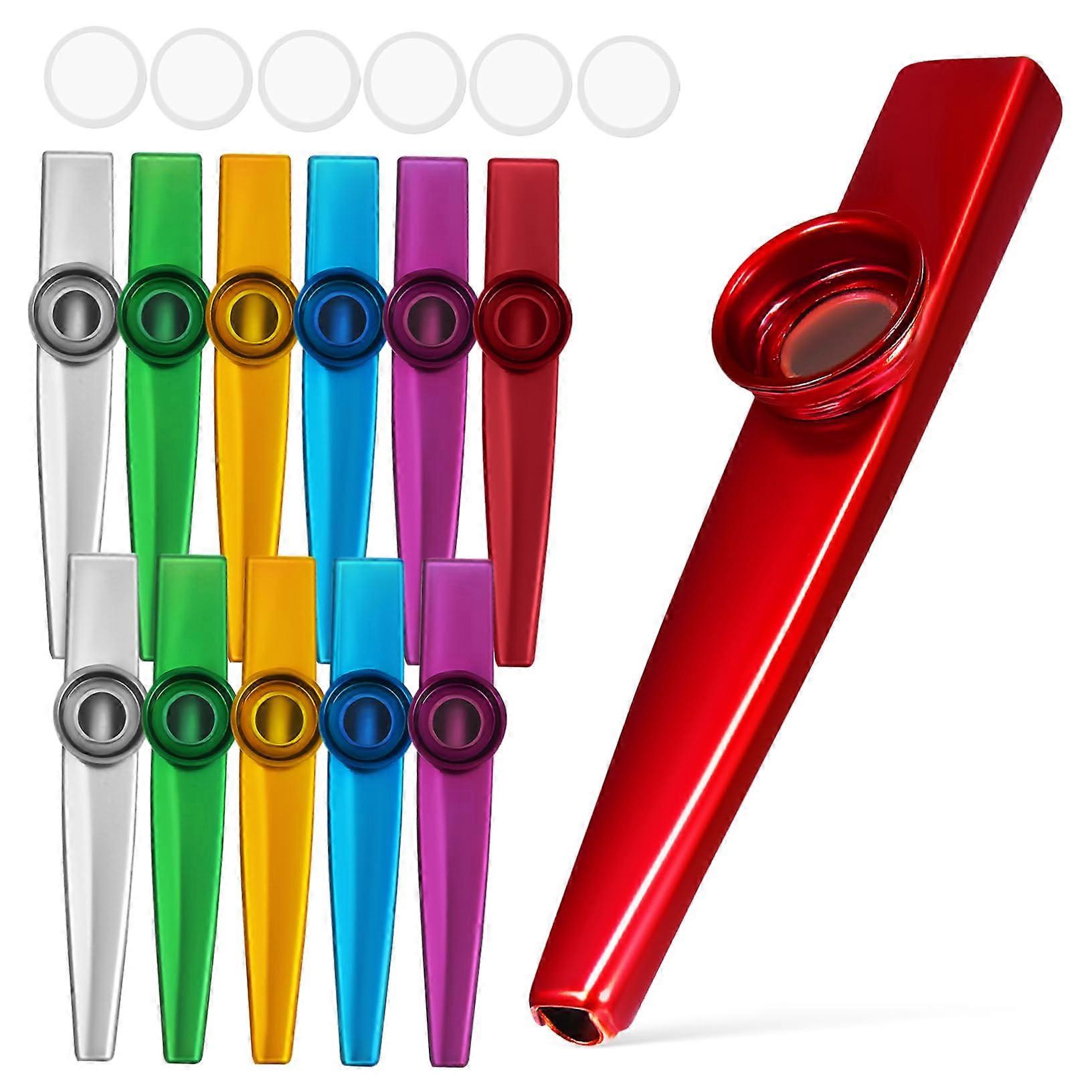 12Piece Metal Kazoo Set for Adults – Performance Kazoo Whistles