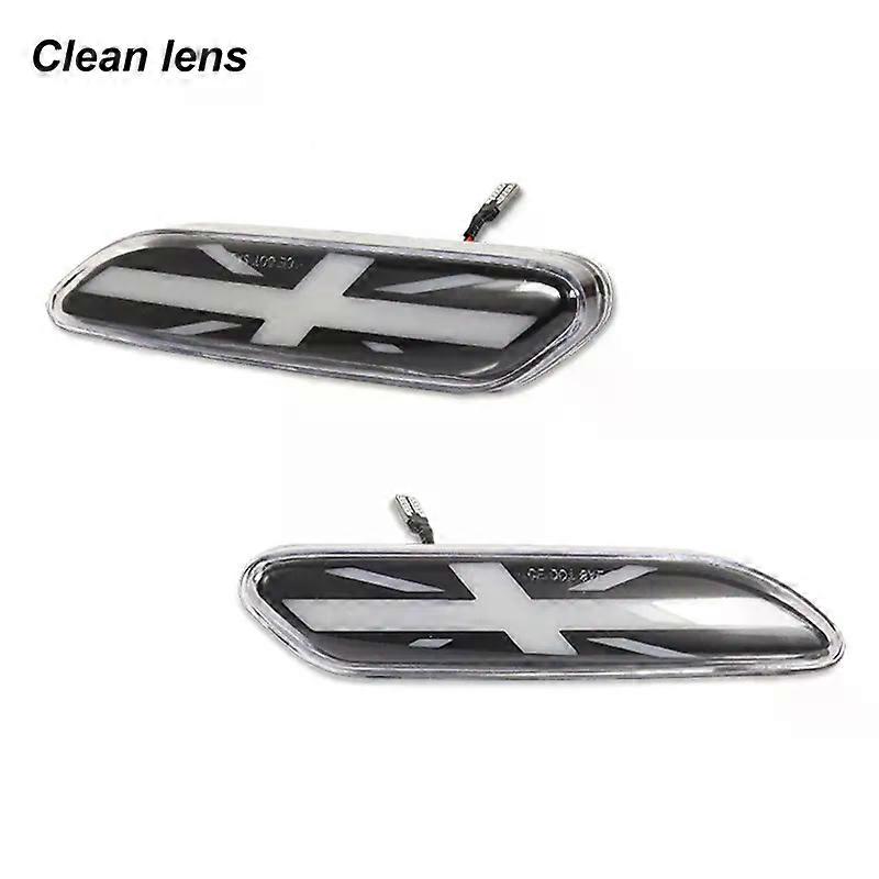 2pcs Amber LED Dynamic Sequential Blink Fender Side Marker Light For MINI Cooper R60 Countryman R61 Paceman Turn Signal Light