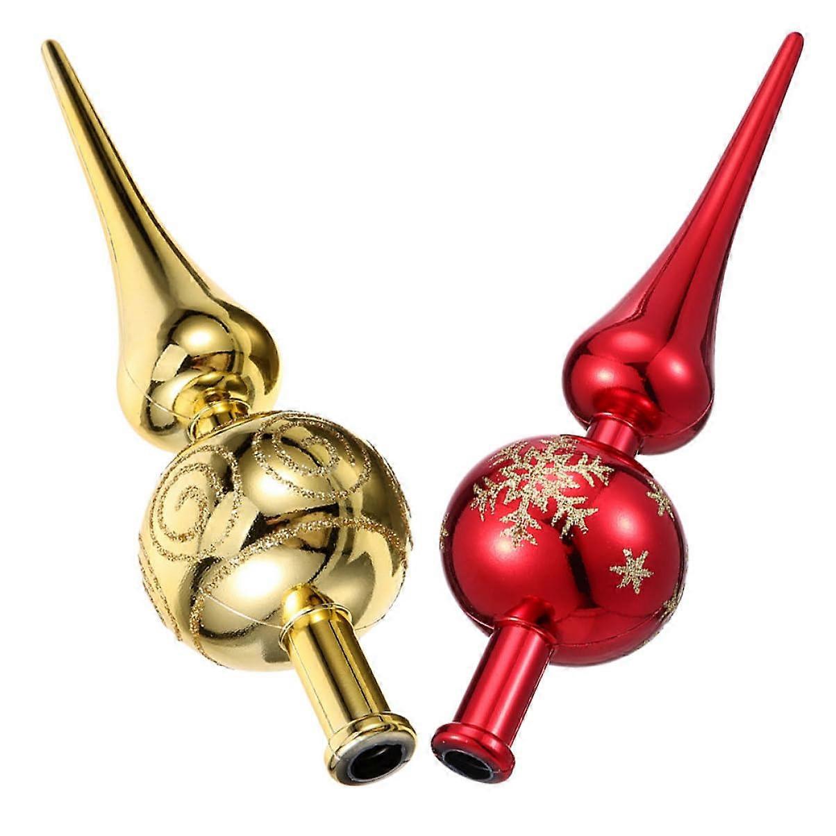 Christmas Tree Topper Glittering Treetop for Creative Christmas Decoration