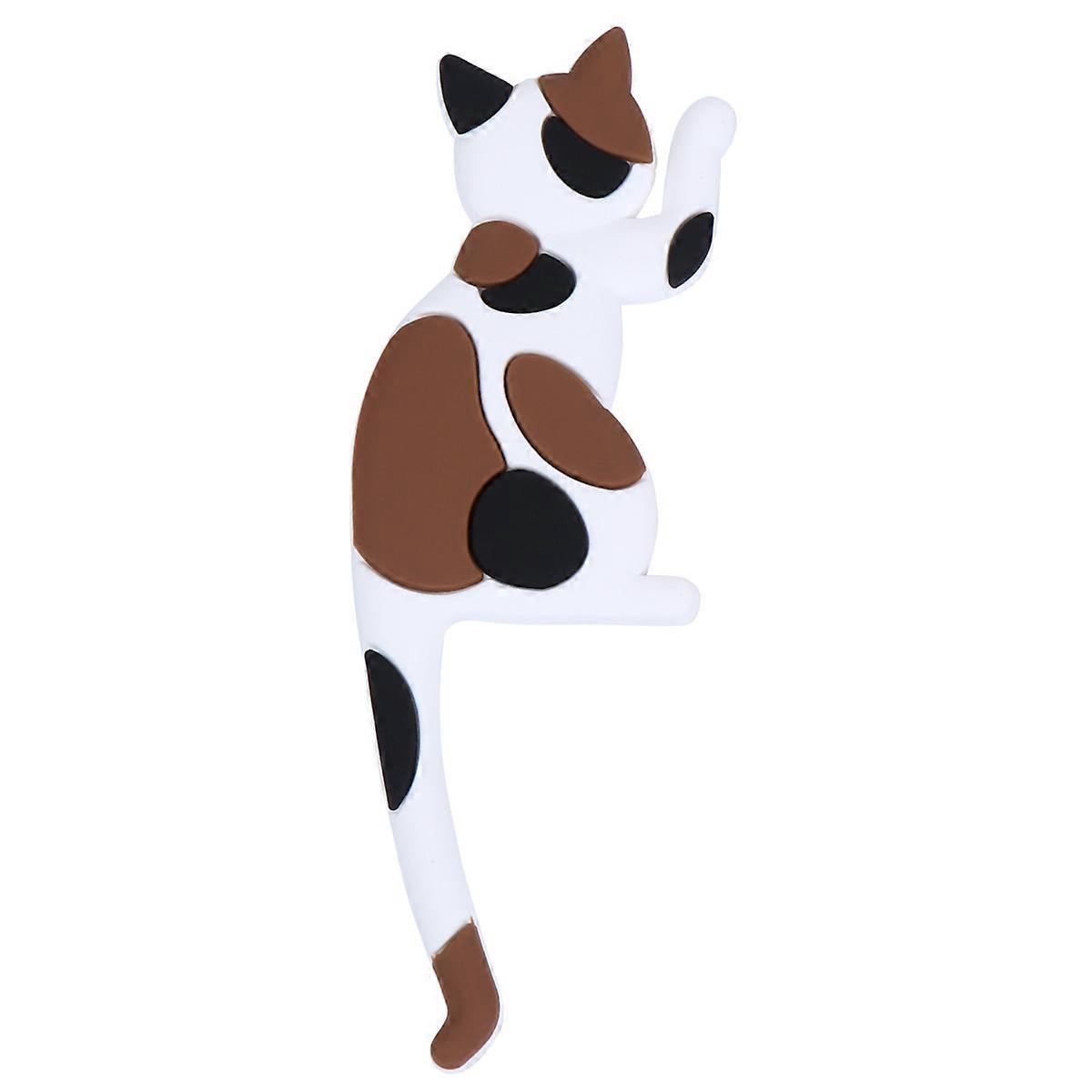Magnetic Cat Hook Cartoon Design for Hanging Use 1Pcs Fridge Sticker