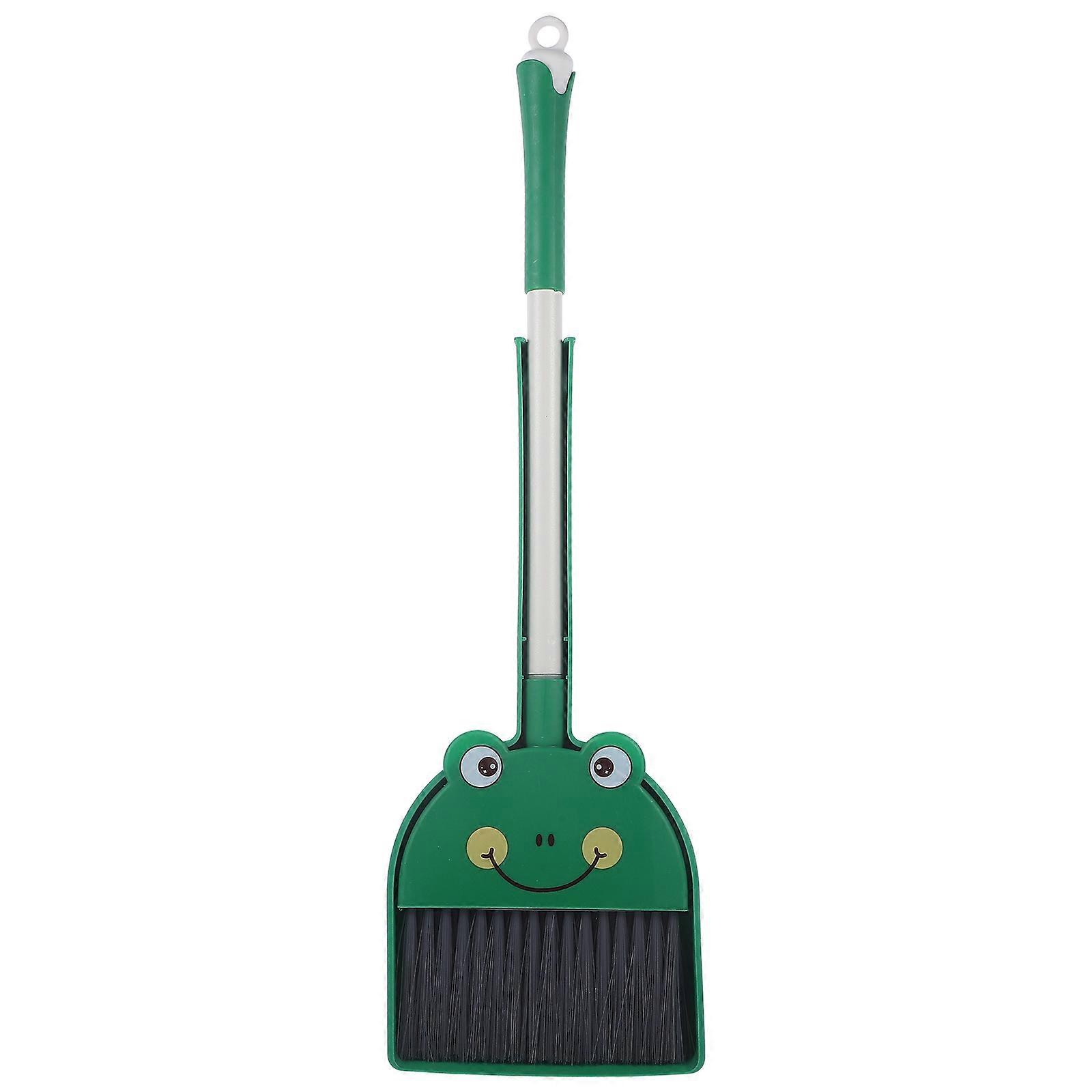 Toddler Dustpan and Broom Set for Kids Cleaning Tools in Multi Color 1 Set
