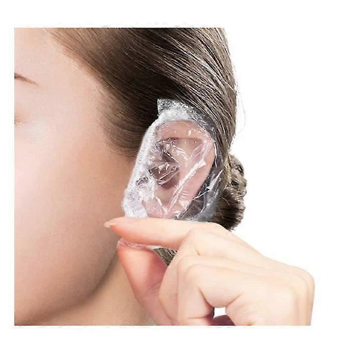 Disposable Ear Protectors - Unspecified - Transparent - Waterproof - 100 Pieces - Comfortable