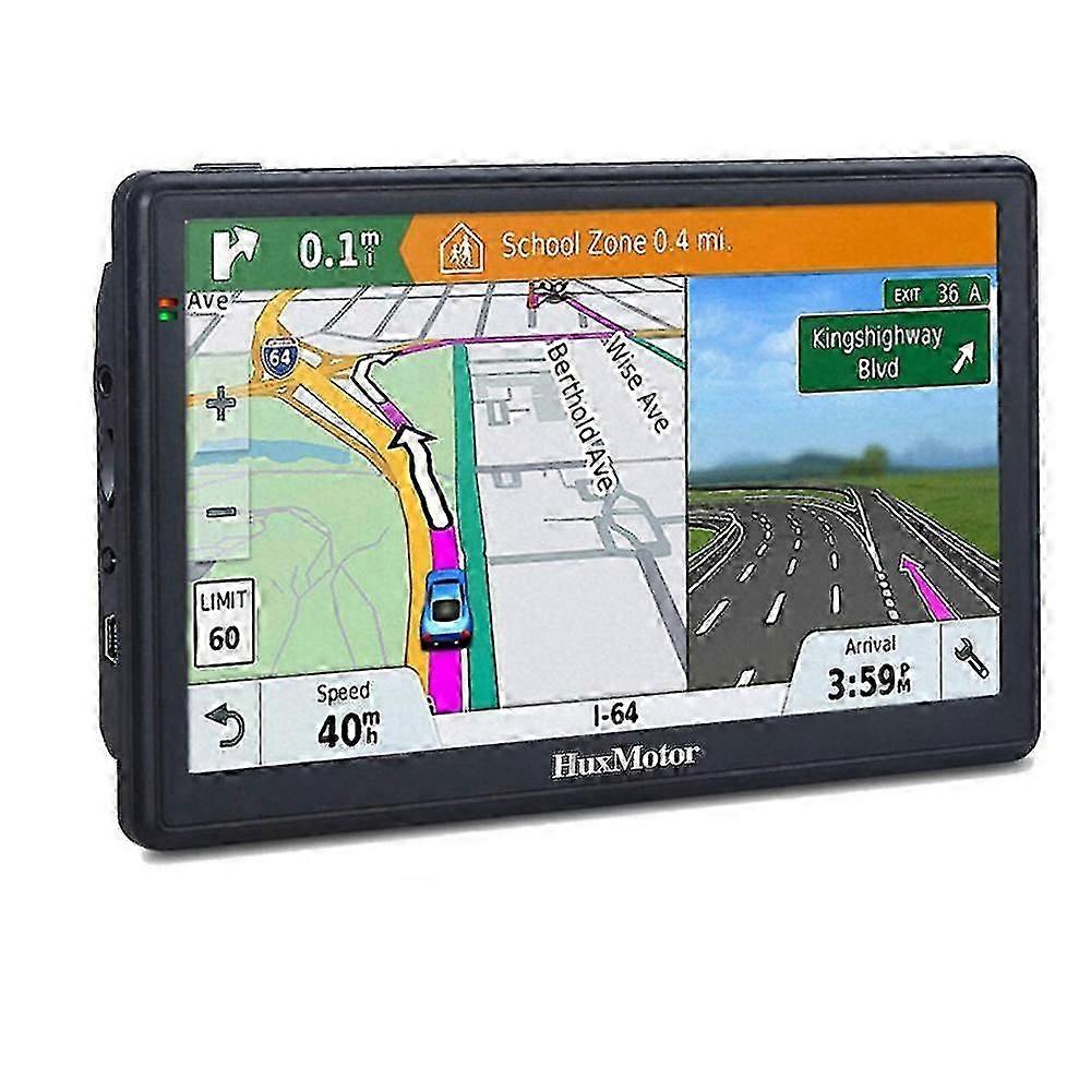 5/7'' Sat Navs,lifetime Lifetime Free Updates Satellite Navigation,compatible with Car Truck Hgv Lgv Built In 8g 256m Voice Broadcast And Speed Camera