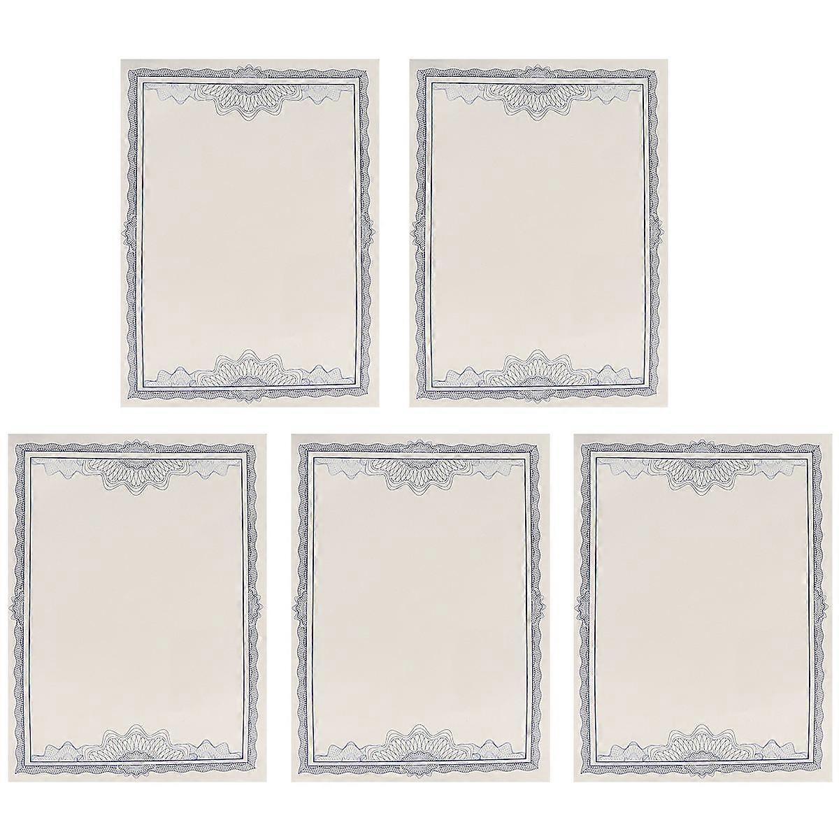 Blank Certificate Paper for Printing Made of Offset White Paper A4 Size