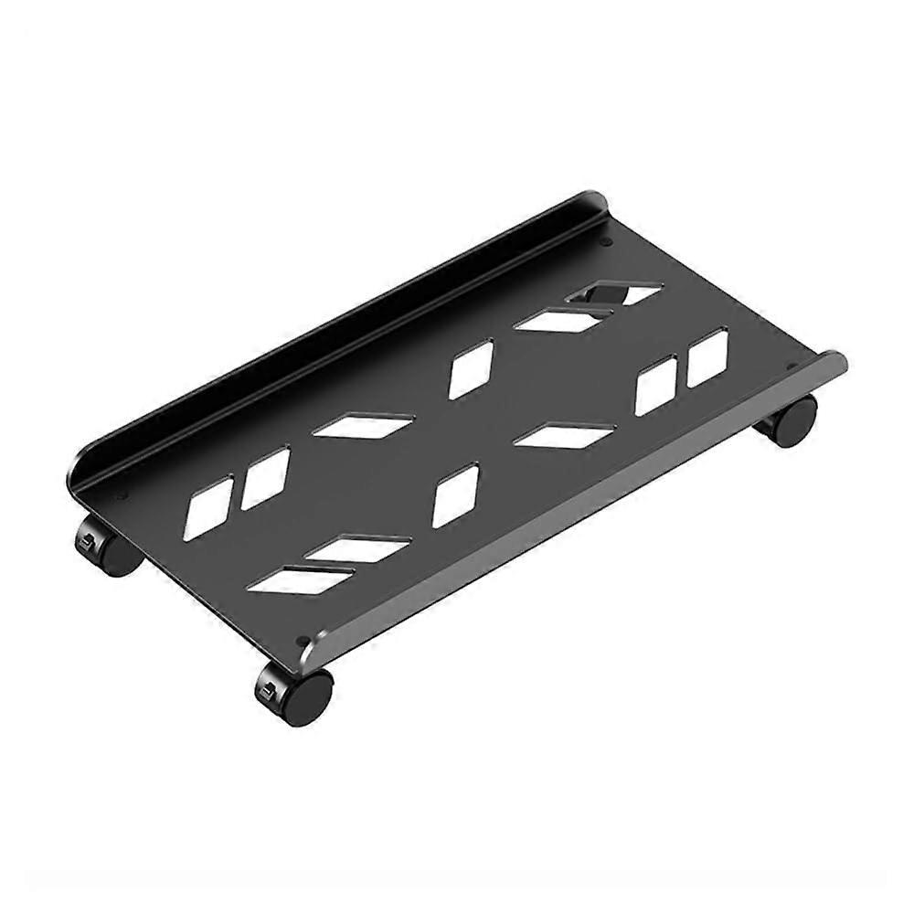 PC Tower Stand Mobile CPU Stand Cooling Base With Four Wheels Floor Holder Cart For Most PC Cases